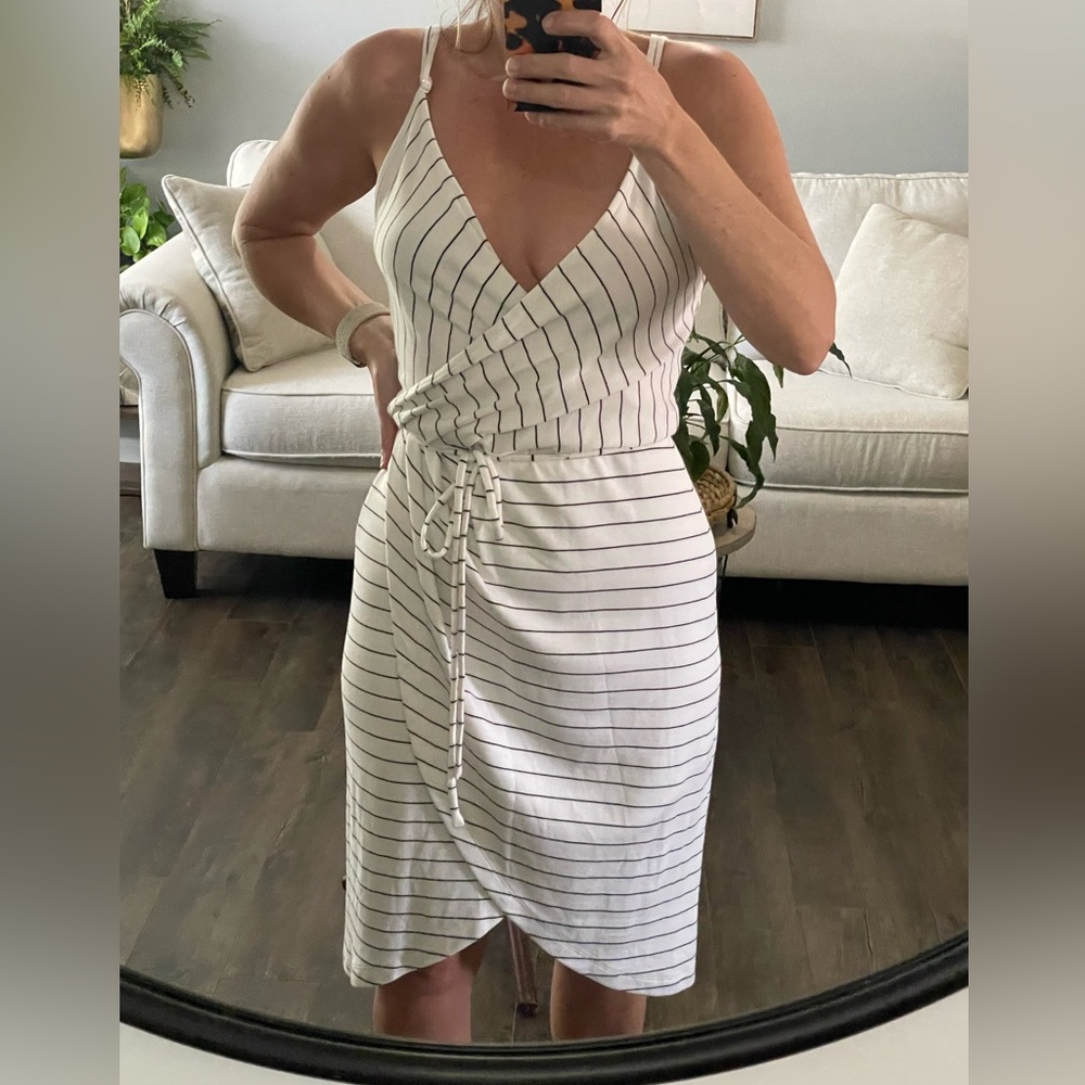 Annora Faux Wrap Knit Dress by Market and Spruce